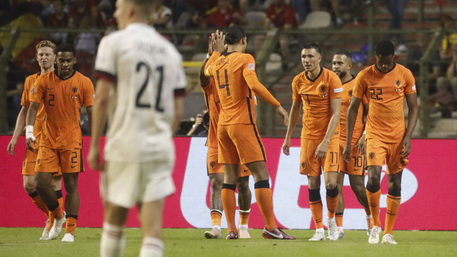 Belgia - Holandia WYNIK meczu Ligi Narodów. Oranje liderem polskiej