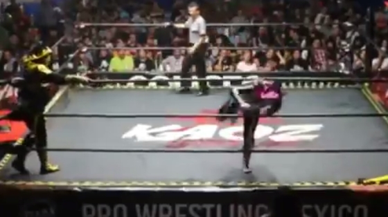 Wrestler złamał kręgosłup