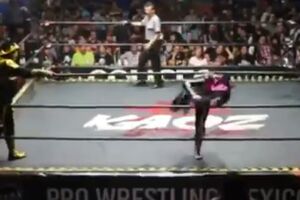 Wrestler złamał kręgosłup
